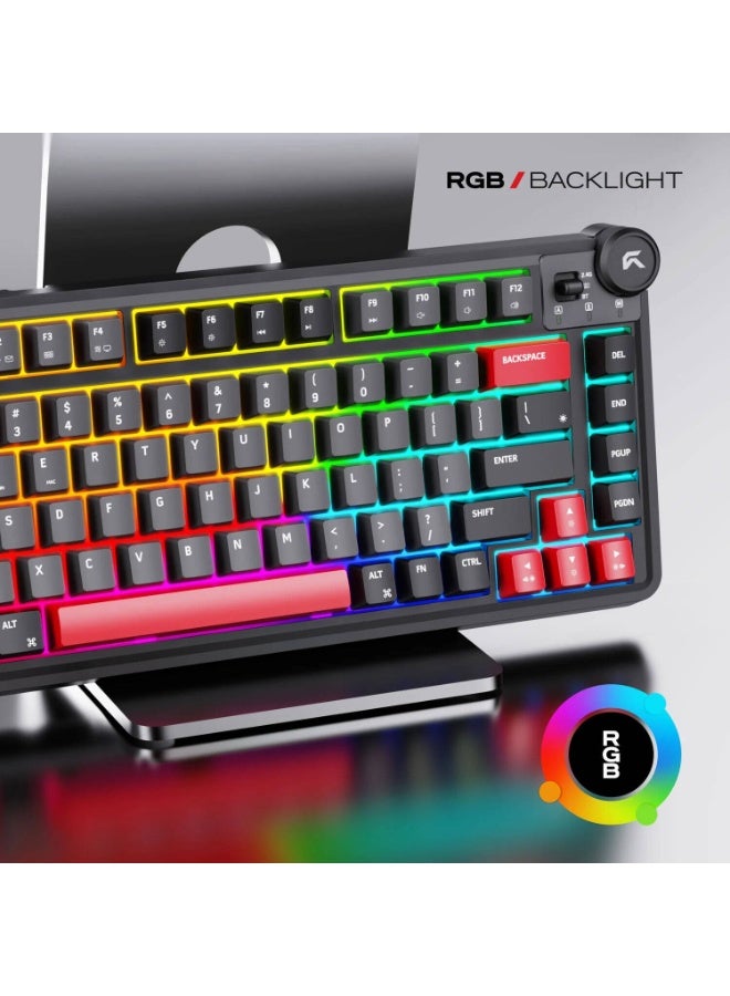 سايبيرت لوحة مفاتيح الألعاب Cybeart Nighthawk 75 | TKL ثلاثية الأوضاع - إصدار التوقيع اللاسلكي - Image 3